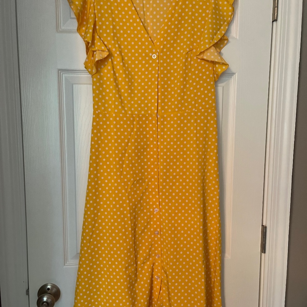 Yellow Polka Dot Dress